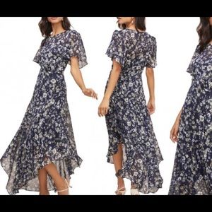 ASTR floral print midi dress